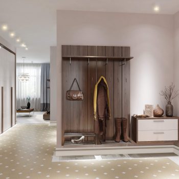 beige linen insert foyer