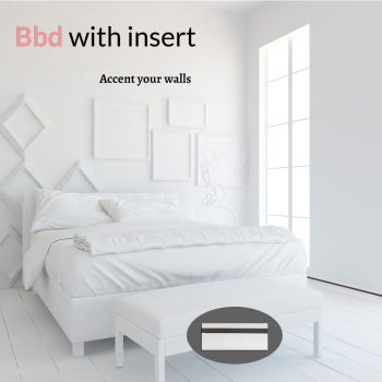 white and black dark grey insert